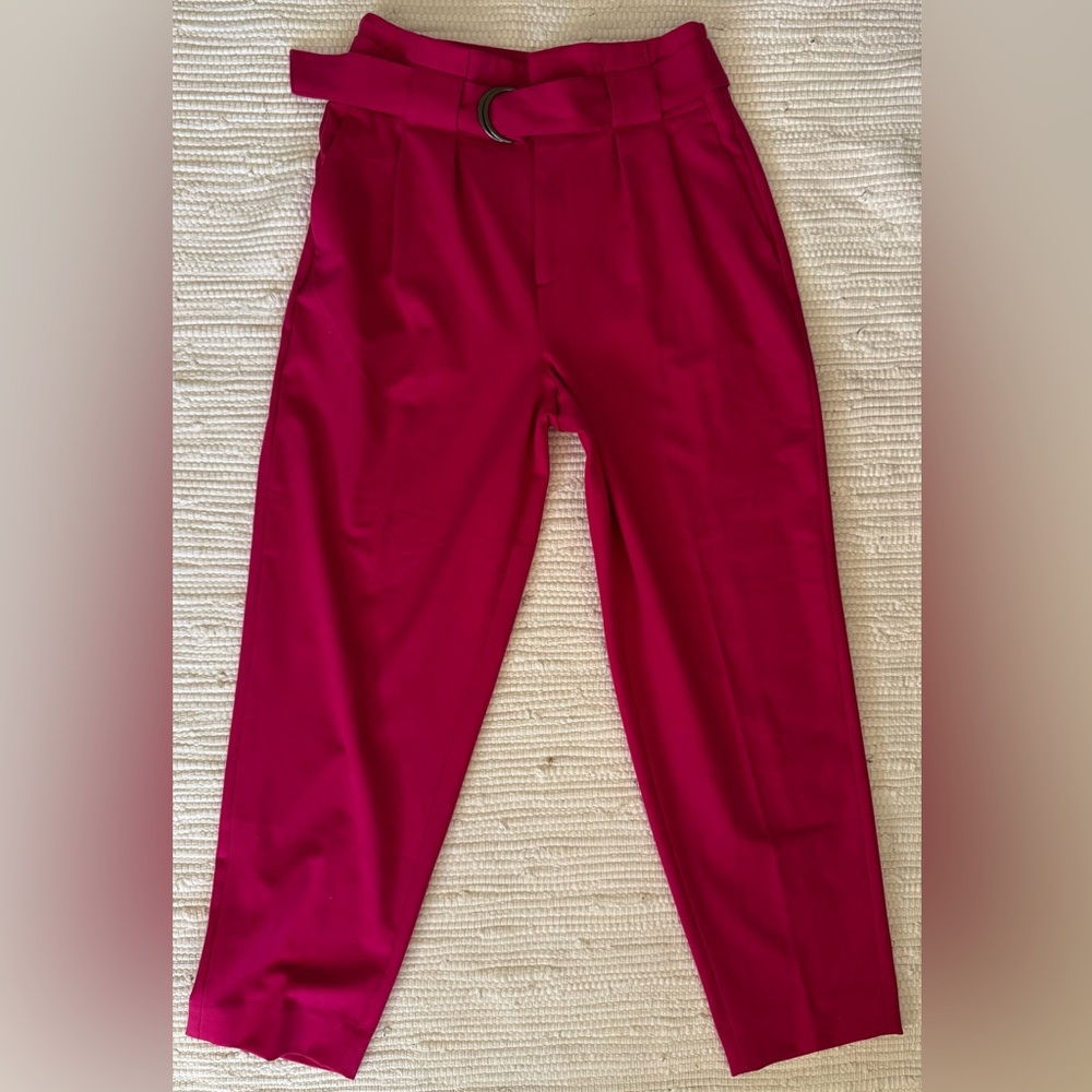 BANANA REPUBLIC WOMEN'S HIGH RISE TAPERED CROP PANTS - Picture 4 of 7
